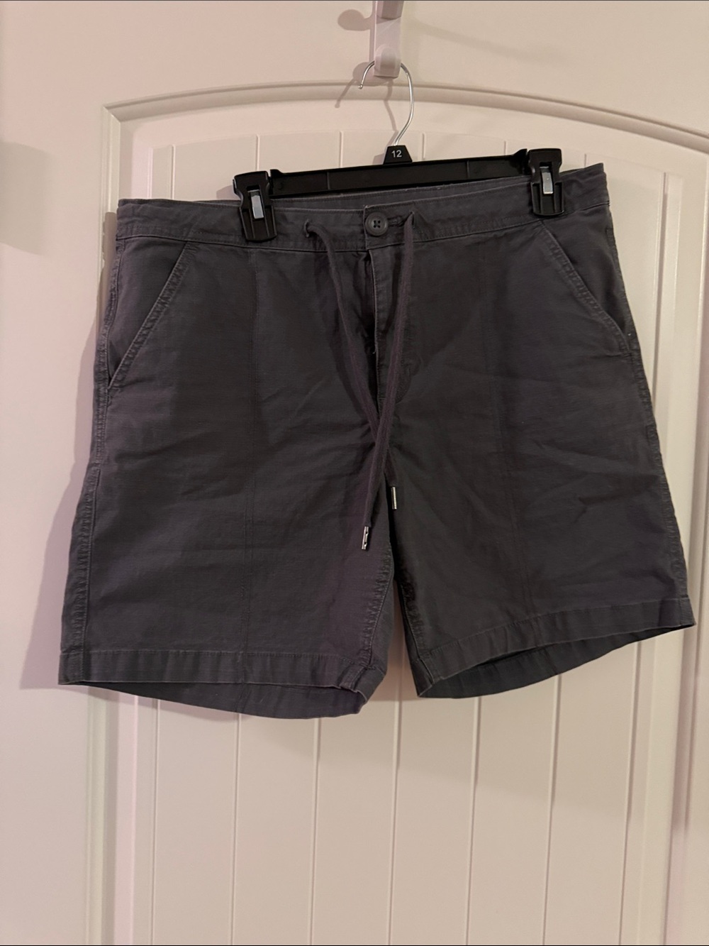 Eddie Bauer Men's Charcoal Drawstring Hybrid Shorts